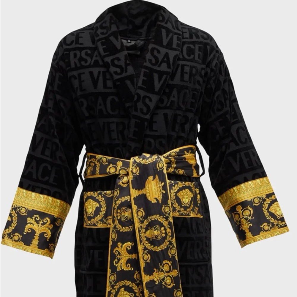 Versace Unisex Barocco Sleeve Robe Size Small. Gently worn. In great condition.